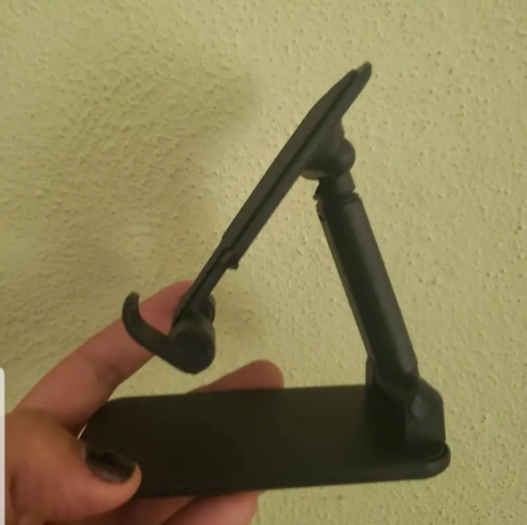 - Foldable Mobile Phone & Tablet Stand Holder - Angle Height Adjustable - … - Picture 7 of 8